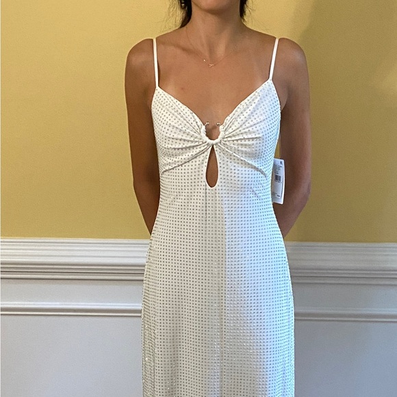 NWT Liv Foster White Keyhole Dress - Picture 4 of 7